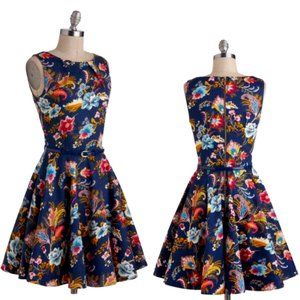 Closet London Luck Be a Lady Dress in Potpourri